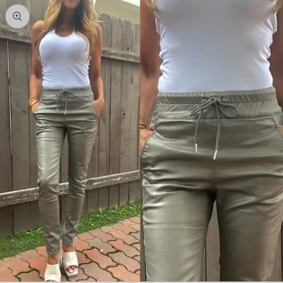 Bevy Flog Shely Pants in Sage Green OG Size 25 NWT New